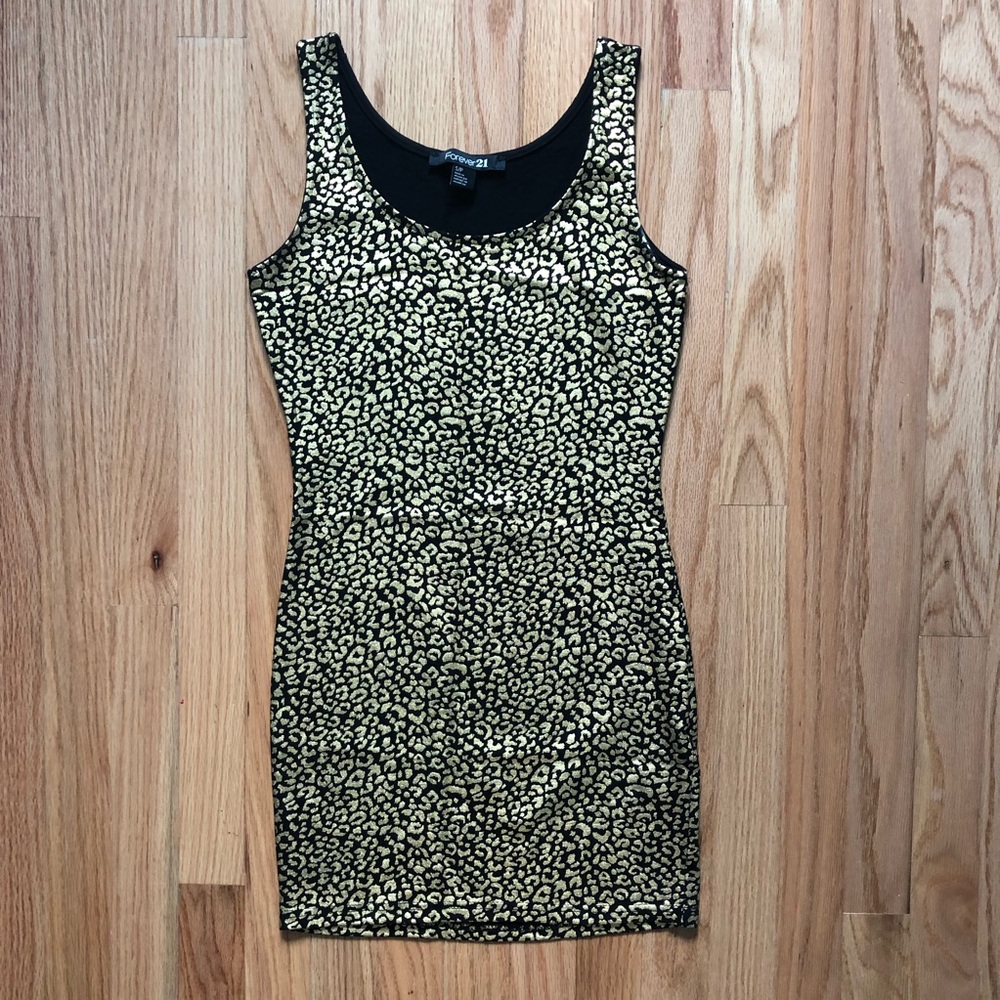 Forever 21 Leopard Tank Dress - Small